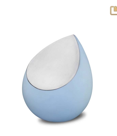 Urn Druppel Licht blauw (0.85l)
