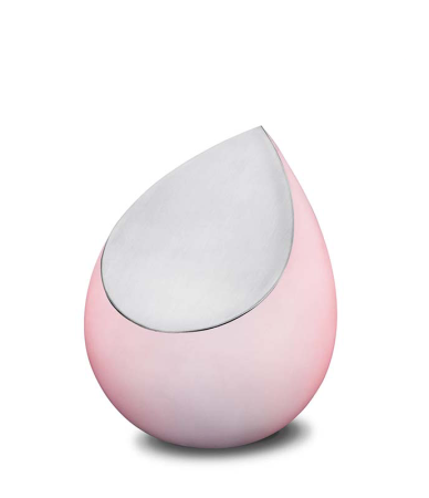 Druppel urn roze