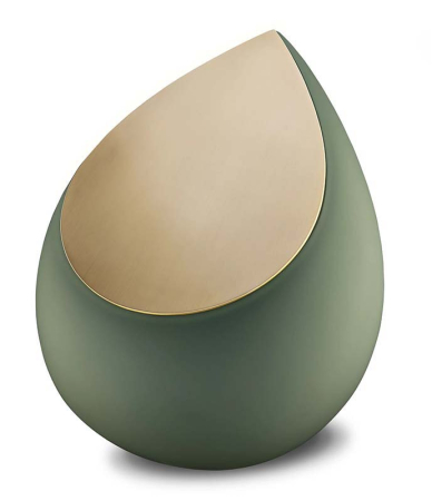 druppel urn groen