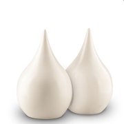Duo-urn wit traan