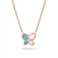 Assieraden Ketting met hars en kleur