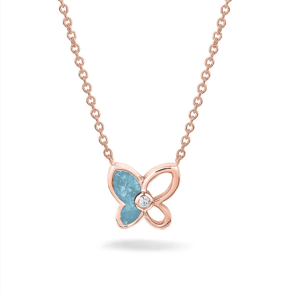Assieraden Ketting met hars en kleur