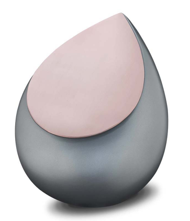 druppel urn grijs