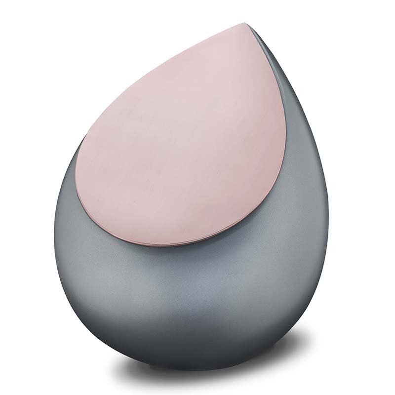 druppel urn grijs