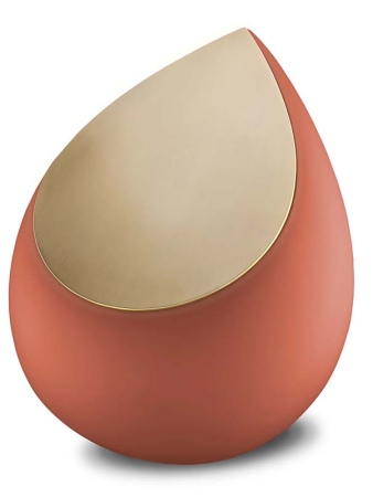 Urn Druppel terracotta ( 2 formaten)
