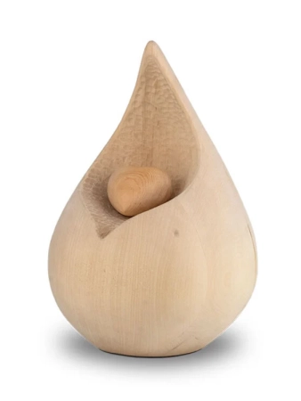 Houten urne Celest