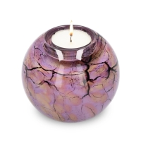 Urn waxinelicht - lila