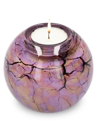 Urn waxinelicht - lila