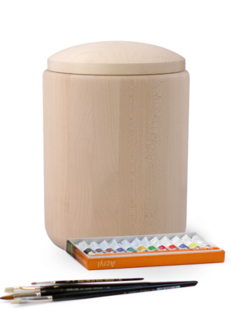 Houten urn - Esdoornhout 4 liter