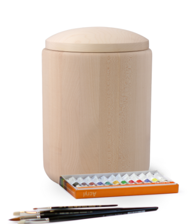 Houten urn - Esdoornhout 4 liter