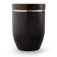 Houten urn - Elzenhout Zwart (4 liter )