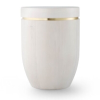 Houten urn - Elzenhout Wit (4 liter )