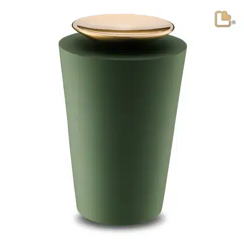 Urn donkerblauw of Groen ( inhoud 4 liter)