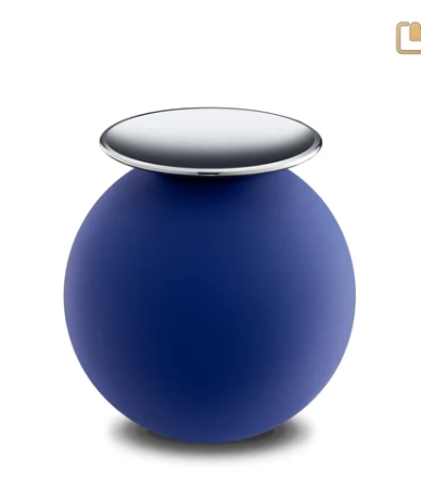 Urn donkerblauw of Groen ( inhoud 3.6 liter)