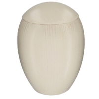 Houten urn - Wit ( 3.5 kilo )