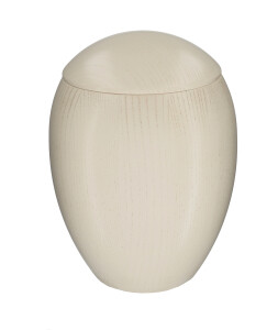 Houten urn - Wit ( 3.5 kilo )