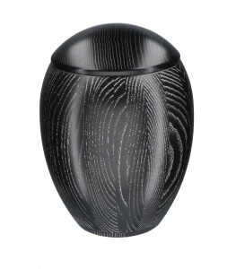 Houten urn - Zwart ( 3.5 kilo )