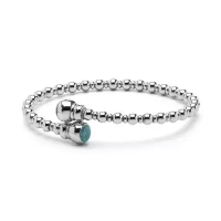 BL-007-S_Aqua-400x400.jpg Armband met as Zilver - Bl 007