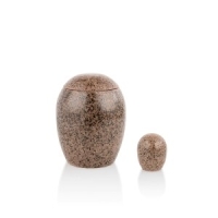 Keramische urn Serenity Marmer Bruin