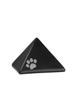 Dieren urn Pyramide zwart