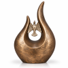 Keramische kunst urn Fuego Bird