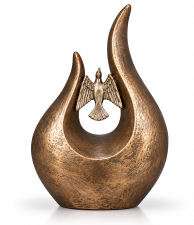 Keramische kunst urn Fuego Bird