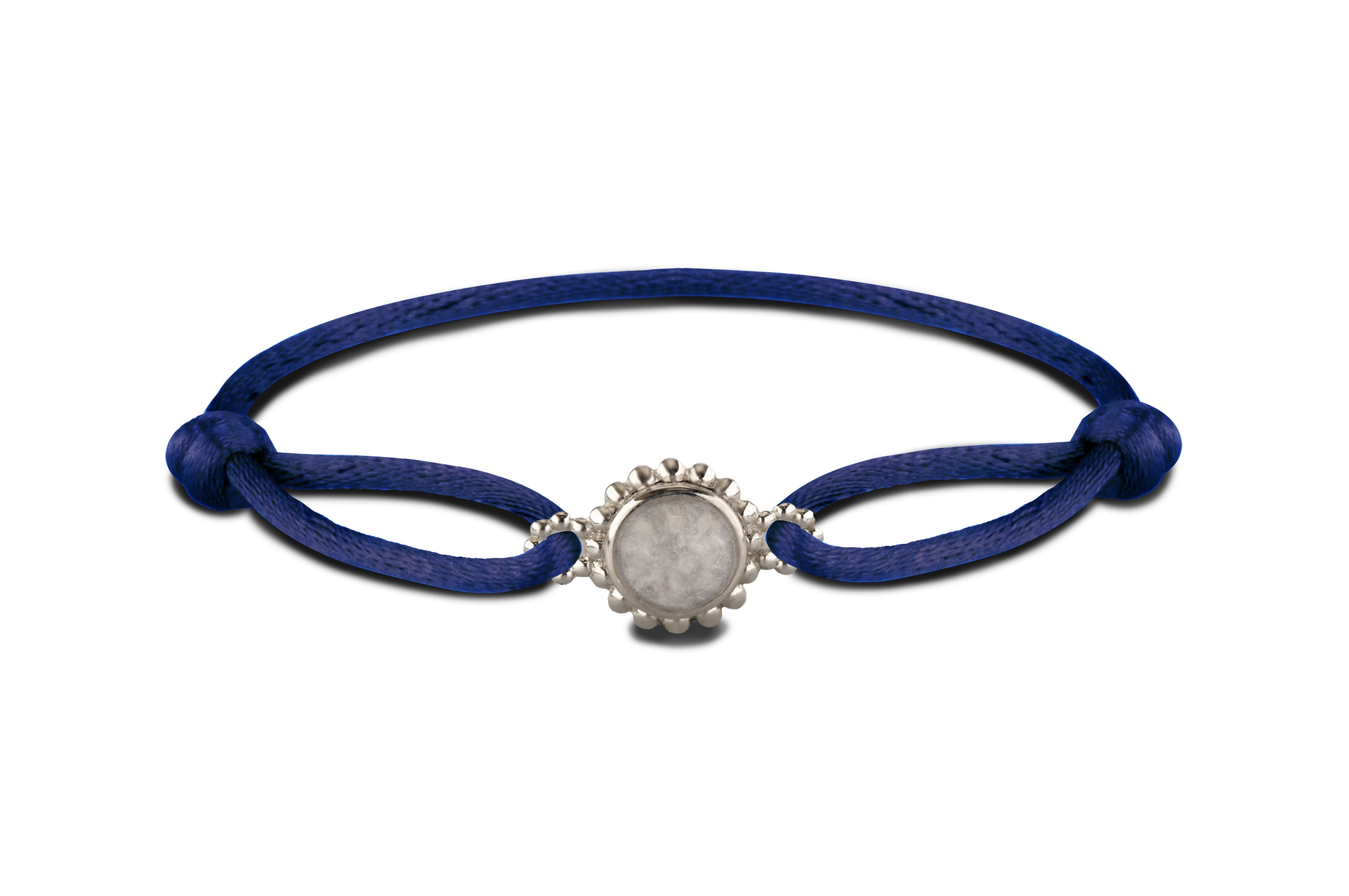 armband van satijn BL019 met as en hars