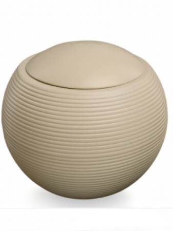 Keramische urn creme 01 ( 3.2 liter)