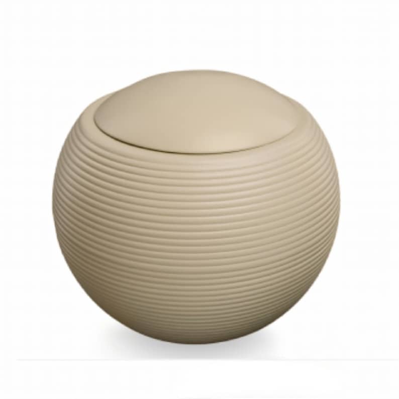 Keramische urn creme 01 ( 3.2 liter)