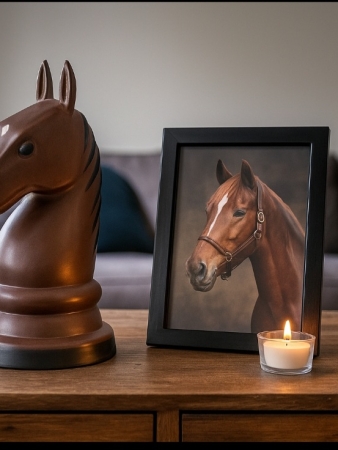 Urn Paard - Bruin ( 5 liter )