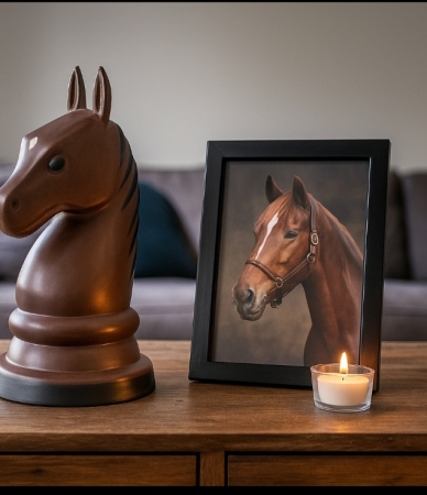 Urn Paard - Bruin ( 5 liter )