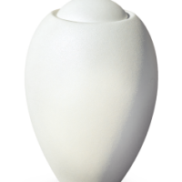 Keramische urn WIT ( 3.8 liter)