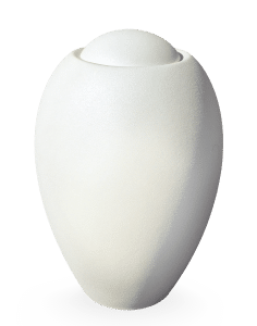 Keramische urn WIT ( 3.8 liter)