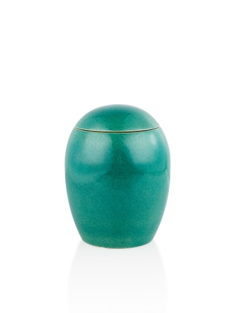 Keramische urn Serenity Groen