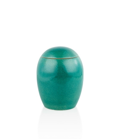 Keramische urn Serenity Groen