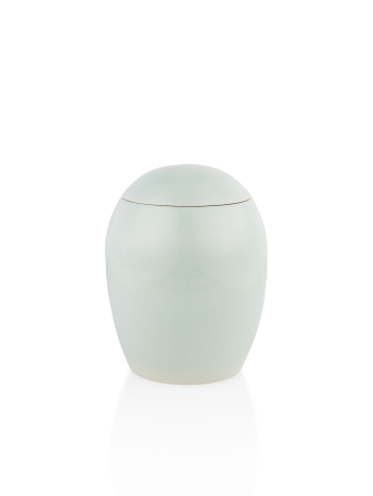 Keramische urn Serenity licht Groen