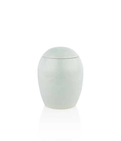 Keramische urn Serenity licht Groen