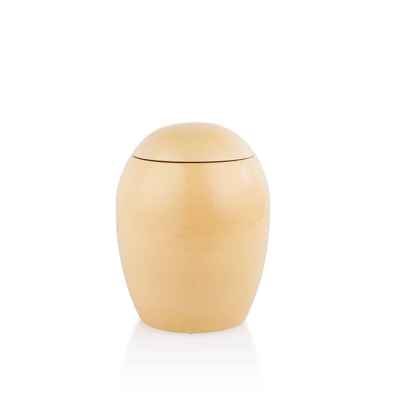 Keramische urn Serenity Geel
