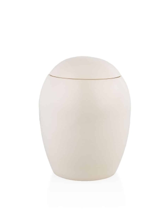 Keramische urn Serenity Wit