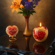 Urn Set ( 3 stuks en standaard)