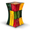 mengla-gfu-212-glasfiber-urn-diabolo diabolo geel groen rood