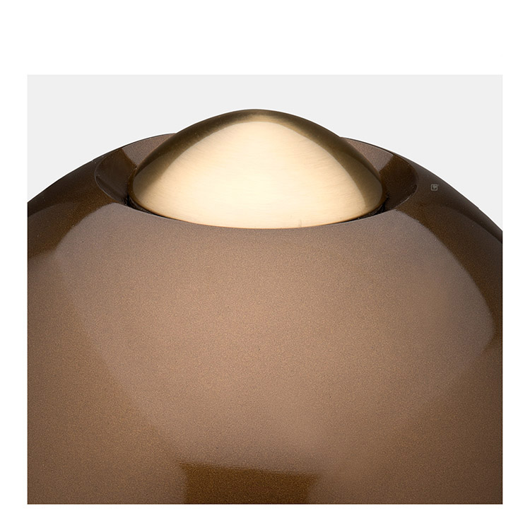 urn gold brown
