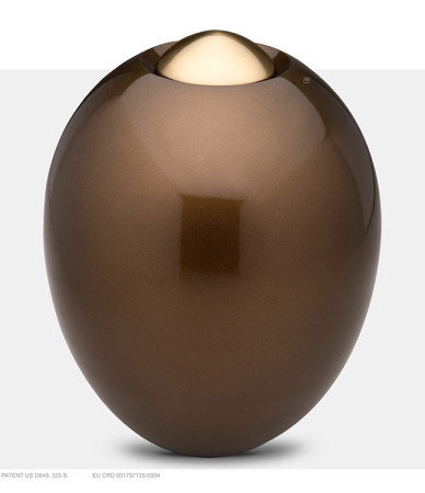urn gold brown