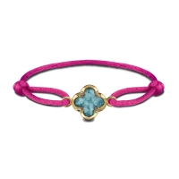 BL022-Geel_Aqua.jpg armband klaver BL025 met as en hars
