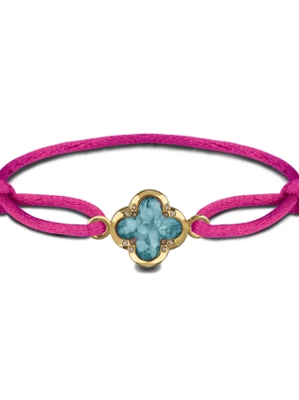 armband klaver BL025 met as en hars