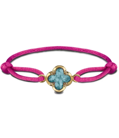 armband klaver BL025 met as en hars