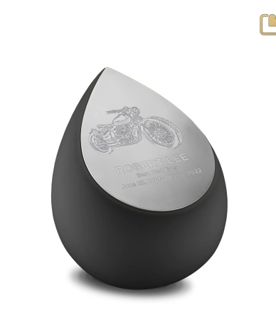 Urn Druppel Black ( 2 formaten)