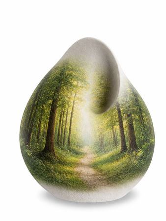 Urn Schelp met een portret naar u keuze