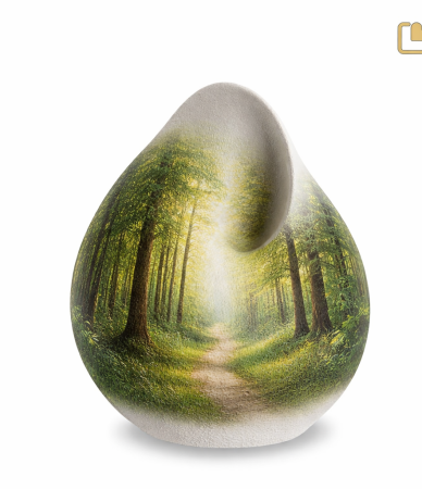 Urn Schelp met een portret naar u keuze