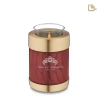 b rood 2 Urn waxinelicht bordeaux rood